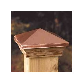 POST CAPS COPPER 6"X6"