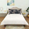 Zhirexin Black White Skull Satin Pillowcase, Smooth and Cool Silk