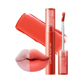 Nature Republic Light on Velvet Tint (03 FRESH TANGERINE) | High Pigment, Weightless Lip Tint with Velvety Matte Finish, Smooth Texture, Non-Sticky Formula