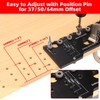 GOINGMAKE Shelf Pin Jig 1/4 Inch Aluminum Alloy Shelf Pin