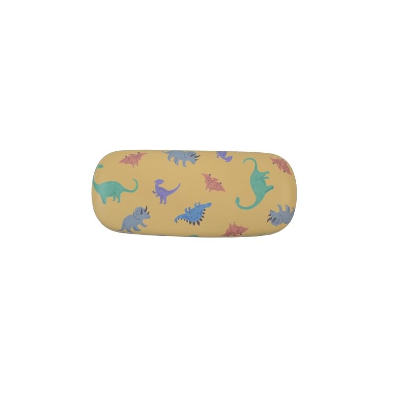 Friends Hill Dino Park YW-100-134 Glasses Case, Yellow