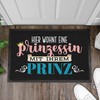 Trendation - Hier Wohnt Eine Prinzessin mit Ihrem Prinz Doormat