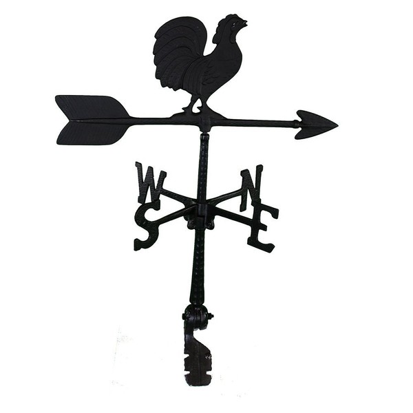 Montague Metal Products 24-Inch Weathervane with Rooster Ornament