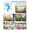 HOMENOTE White Misting Cooling System, Patio Mister for Cooling Backyard,