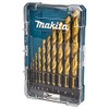 Makita HSS-TIN D-72849 Drill Bit, Set of 10, Case Included,