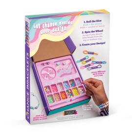 Craft-tastic - DIY Chance Bracelets - Friendship Jewelry Bracelet Making Craft Kit with a Spinner and Dice - for Girls and Kids Ages 8, 9, 10, 11 and Up