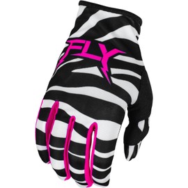 Fly Racing 2024 Adult Lite Uncaged Gloves (Black/White/Neon Pink Medium)