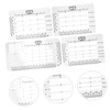 VILLFUL 4pcs Envelope Stencil Templates for Letter Addressing Flexible Writing