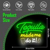 Tequila Made Me Do It Neon Sign Tequila Led Sign