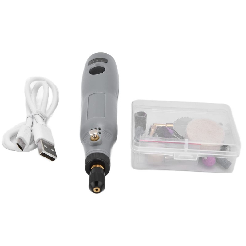 Greensen Electric Bohrer Set Compact 3-Geeed Mini Zum Polieren des