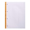 Rhodia 118016C 5/5 Squares Side Pad, A4 - Orange