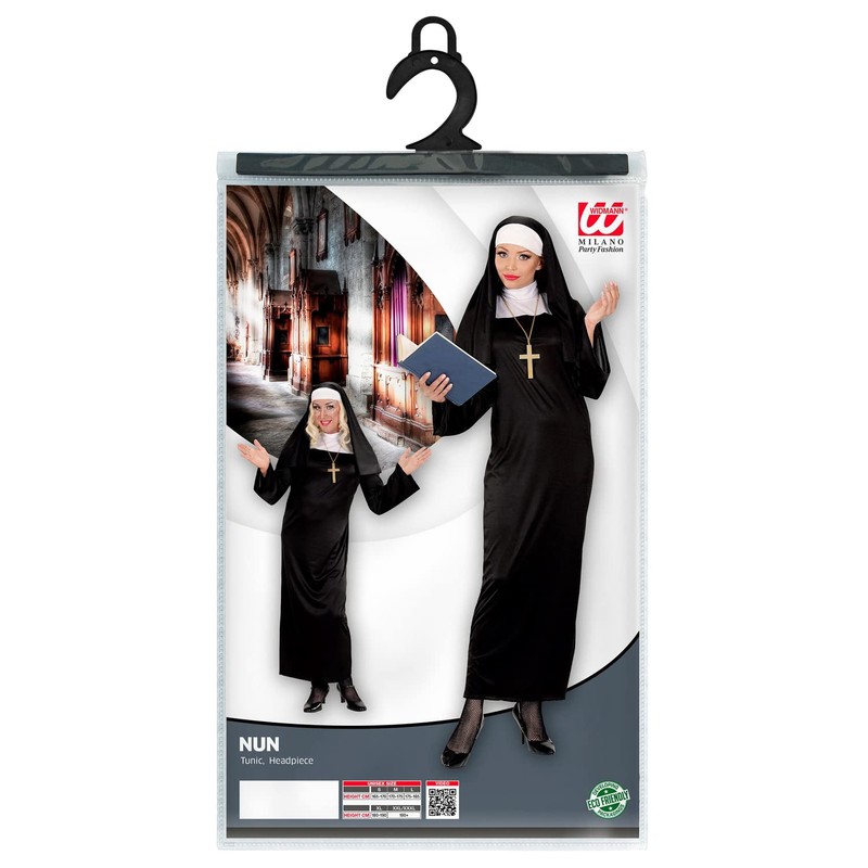 WIDMANN MILANO PARTY FASHION - Kostüm Nonne, Klosterfrau, Geistliche, Kirchen