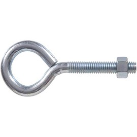 The Hillman Group 515 Eyebolts with Nuts, 1/4 x 2 1/2-Inch, 10-Pack,Zinc