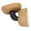 Door Stopper Non Magnetic No Drilling Windproof Wood Grain Invisible