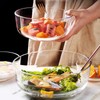 Ecentaur Glass Baking Bowl Large Salad Bowl for Oven/Microwave/Freezer Glass
