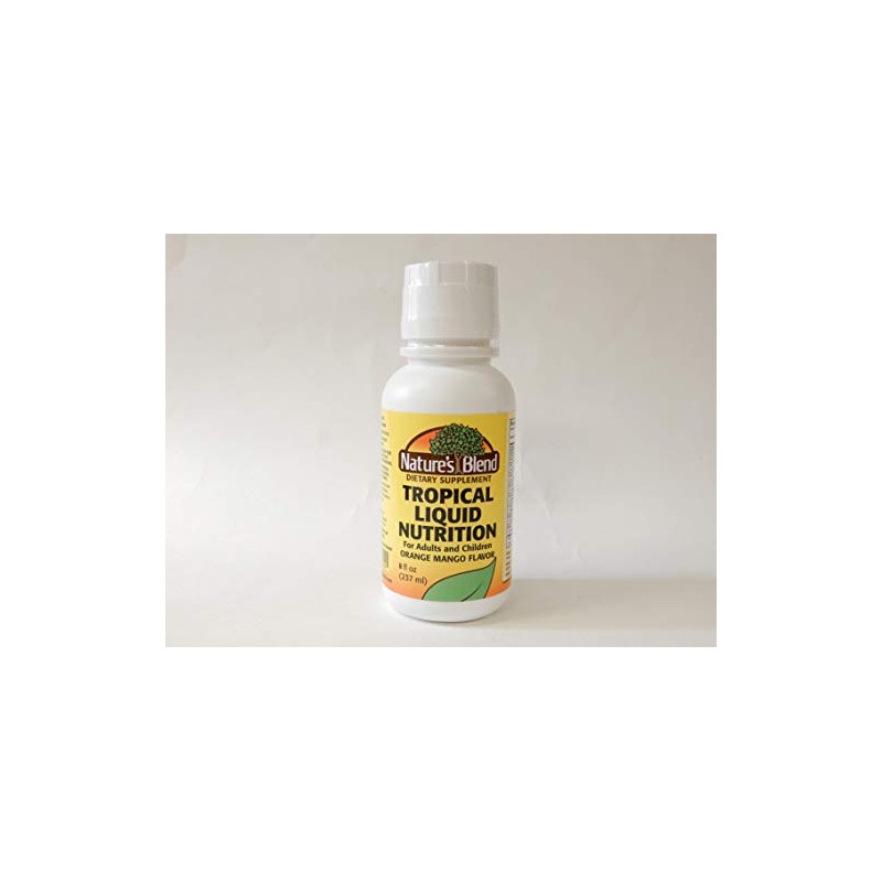 Nature's Blend Tropical Liquid Nutrition Multivitamin Formula 8 oz Liquid