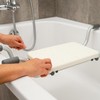 Non-slip aluminium and plastic PMR bath seat – Adjustable in
