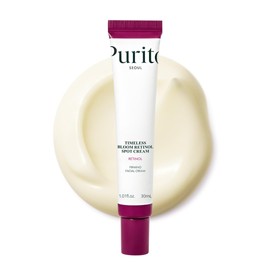 PURITO SEOUL Crema de manchas de retinol atemporal con hortensia coreana Jeju, para pieles sensibles, crema de retinol, reducción de arrugas, crema facial antienvejecimiento, K-Beauty, 1 onza líquida
