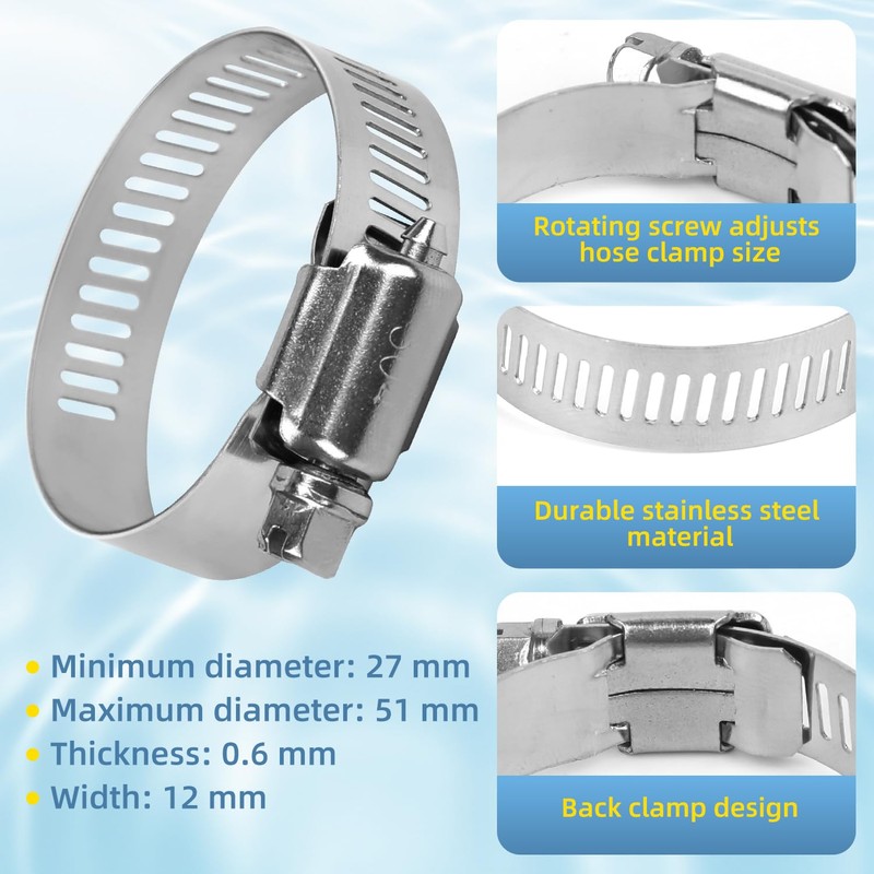 Pool Hose Adapter Type A/B for Intex, Pool Pump Hose