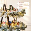 5.5 ft Christmas Village Display Stand, Christmas Village Stand