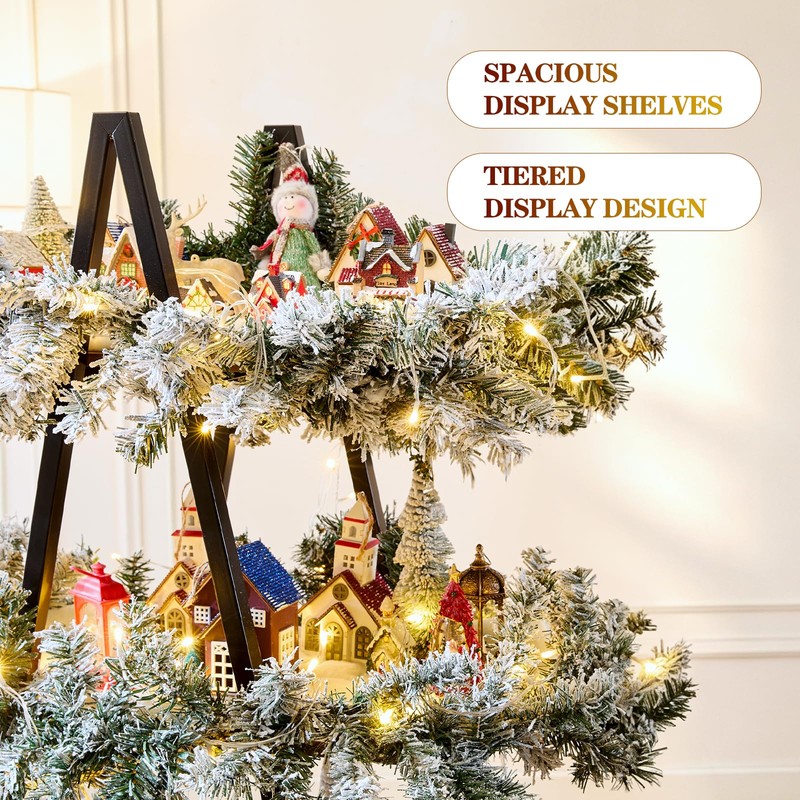 5.5 ft Christmas Village Display Stand, Christmas Village Stand