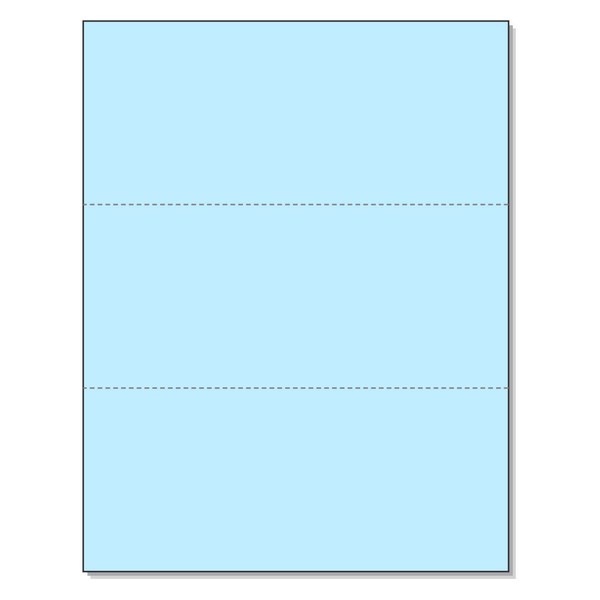 Pack of 500 Sheets, 8-1/2 x 11" Letter Size Perforated