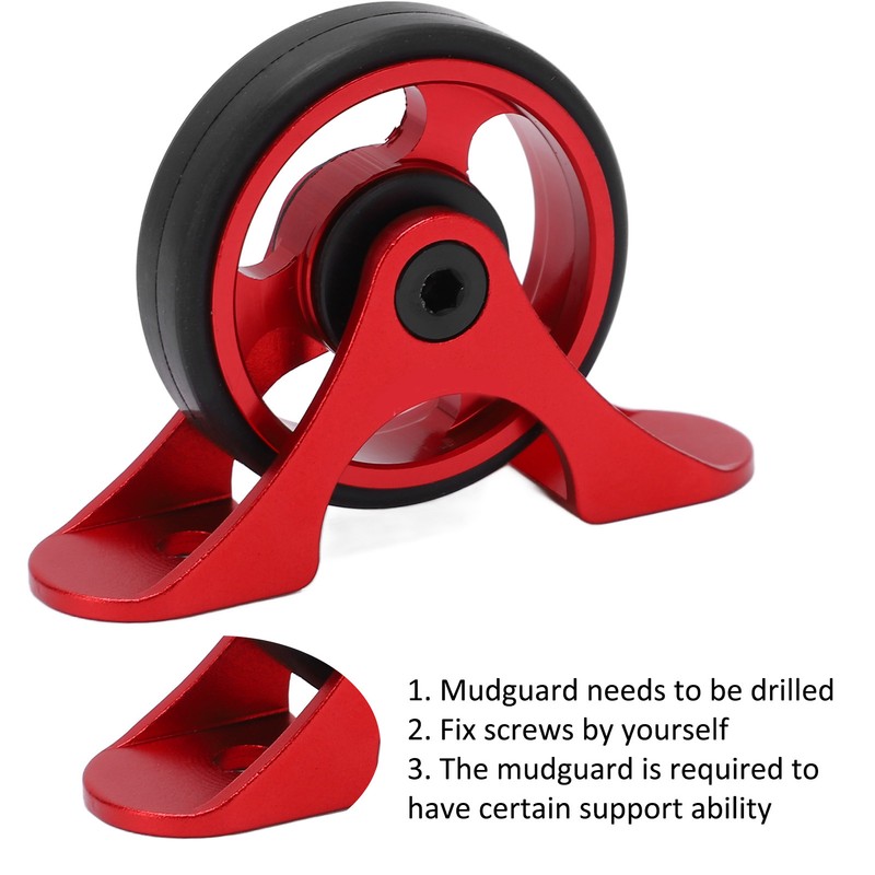 MEIJUN Folding Bike Mudguard Bearing Easy Wheel for Brompton Bike