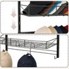 Over the Door Hat Organizer, 3 Tier Wall Mounted Hat