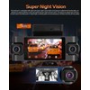5GHz WiFi 4 Channel Dash Cam, 2K Front+1080P*3 Rear Inside