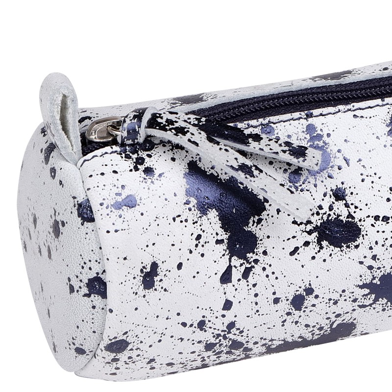 Clairefontaine Cosmicuir 410112C Pencil Case Round Suede Diameter 5 x
