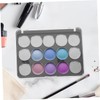 BIUDECO Portable Makeup Pallets Pack Acrylic Eyeshadow Cases Magnet for