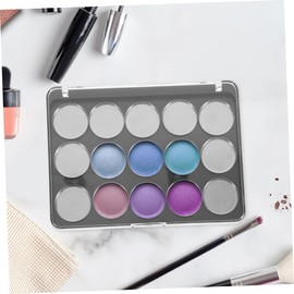 BIUDECO Portable Makeup Pallets Pack Acrylic Eyeshadow Cases Magnet for Easy Storage