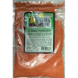 Aloha Gourmet Li Hing Mui Powder Favorite Hawaiian Seasoning Powder 2/2.5oz ea