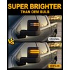 NEIFILES LED Side Mirror Turn Signal Light for Chevy Silverado