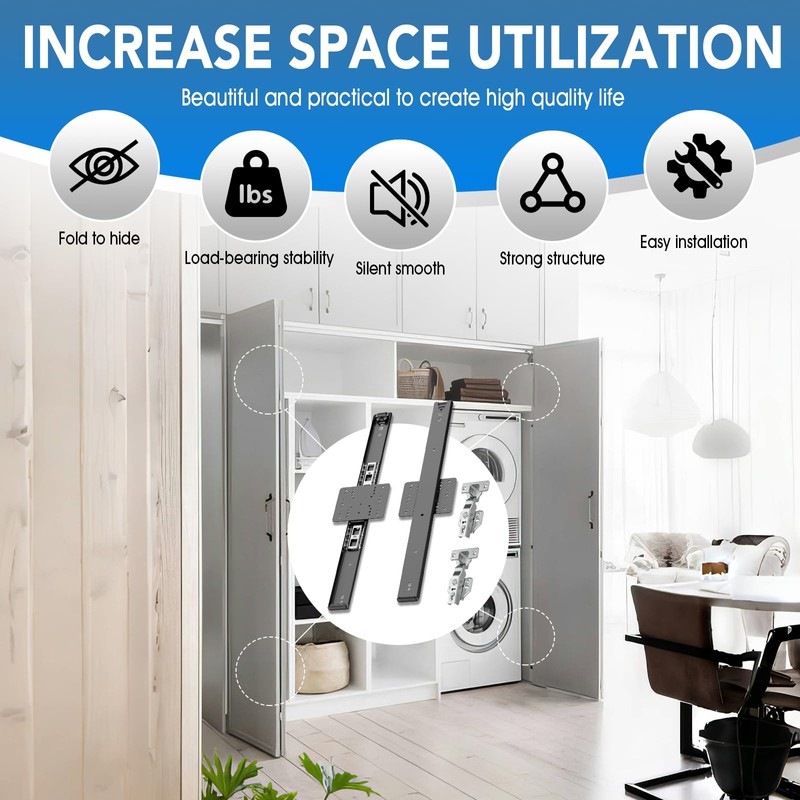 Lipshome Pocket Door Slide, Cabinet Pocket Door Slide, Pivot Door
