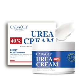 CABAOLY Urea Cream 40%, for Dry Cracked Feet, Heels, Knees, Elbows, Calluses and Hand Repair Care, Foot Moisturizer, Dead Skin Remover, Foot Care Softener