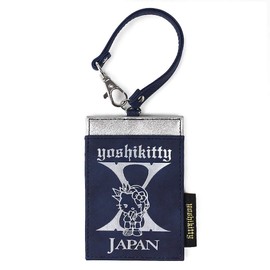 Takanami Create Pass Case yoshikitty Black [091632]