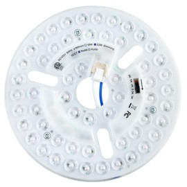 HAOLEDI 6.3" LED Ceiling Fan Light Retrofit Kit, 22W, 2800LM, Ceiling Light Replacement Panel PCB, 5CCT Switch 3000K 3500K 4000K 5000K 6000K, 120V, ETL, CRI90, Dimmable (22, Watts)