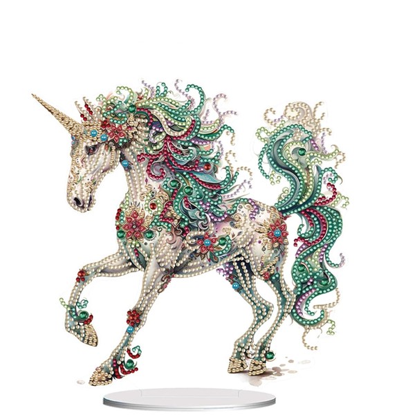 Syntego 5D DIY Colourful Unicorn Diamond Art Kit Crystal Embroidery