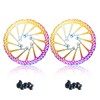 Chooee 180mm Bike Disc Brake Rotor，MTB Brake Rotor 180mm With