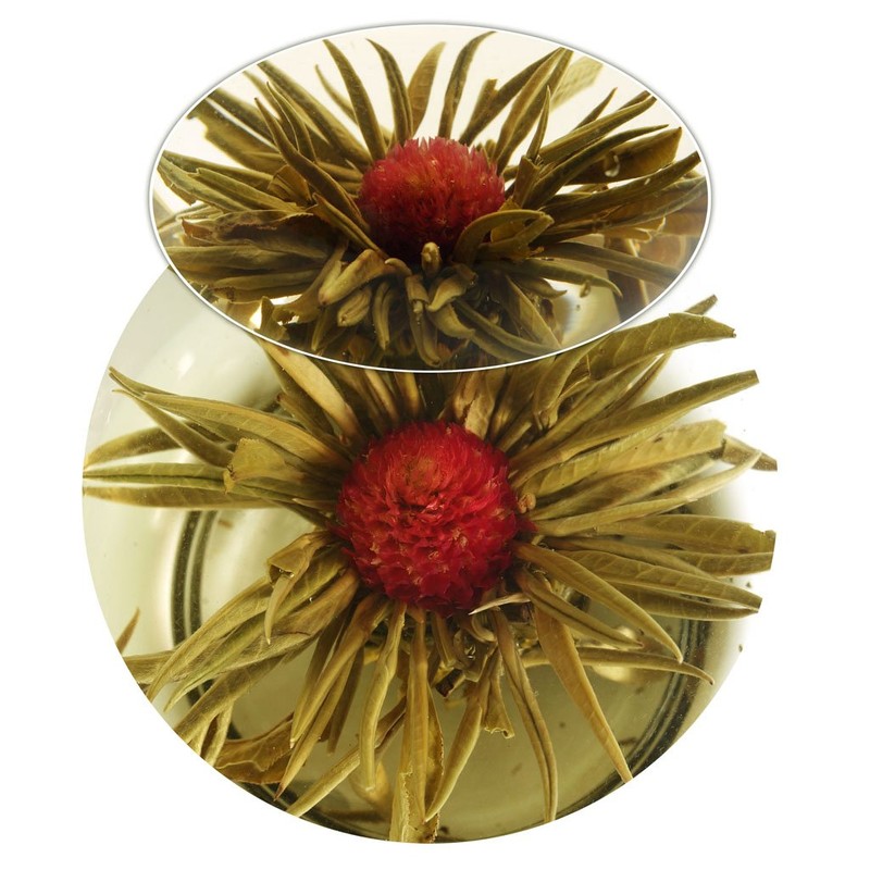 GOARTEA 96Pcs Blooming Tea Flowers Balls Green Tea Ball Blooming