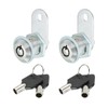 PATIKIL Cabinet Cam Lock with Key, 2 Pack 4/5"(20mm) Keyed