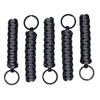 BubbasGarageTv - Paracord Key Chains - 5 Pack (Red)