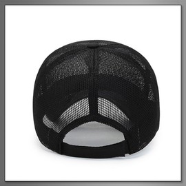 Buzz Selection Cap388 Cap, Emblem, Logo, Lightweight, Mesh, Airsoft Game, Simple, Men's, Women's,, Black