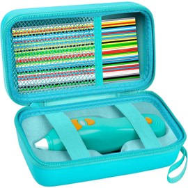 ANKHOH Case Compatible with 3Doodler Start+ Essentials (2023, 2024) for 3D Set, Storage Organizer Holder for Printing Filament Refill and USB Charger (Box Only) All Green