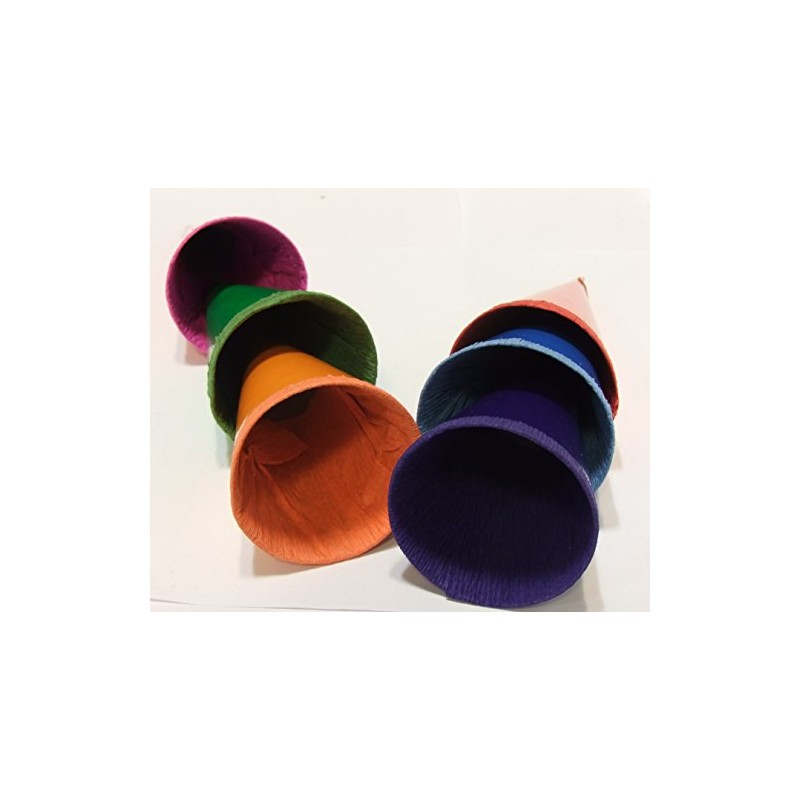18 (3x 6pcs) Decorative School Cone, Decorative Bags, 12 cm