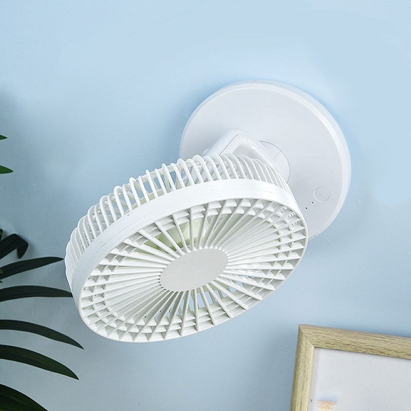 Small Desktop Fan USB Charging Adjustable Wind Speed 30 Degrees