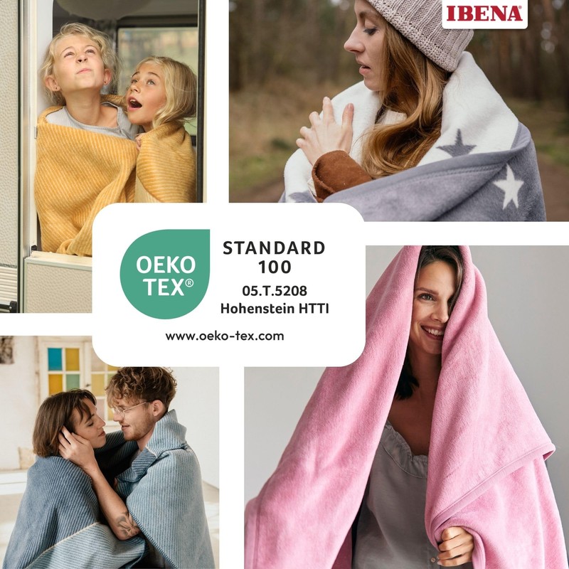 IBENA Colorful Soft Lap or Kids Blanket Malang MIDI