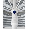 Ostrich 7' Portable Beach Umbrella with Sand Anchor, Hanging Hooks,