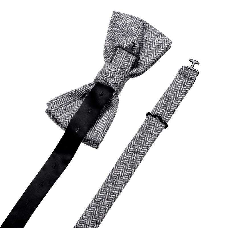 DonDon Men's Bow Tie 12 x 6 cm Checked Tied